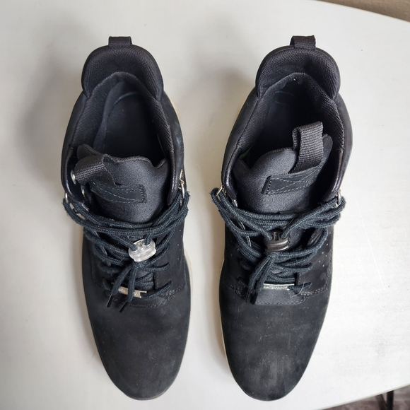 Timberland Mens |9| Black Nubuck Leather A1TP2 Sensorflex Lace Up Boots main image 5